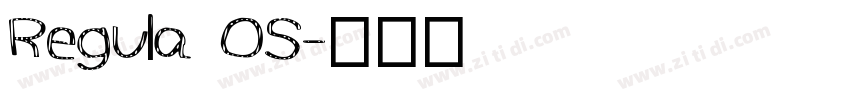 Regula OS字体转换